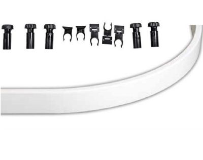 CORAM PANEL RISER PACK for QUADRANT (up to 1200 x 900mm) SHOWER TRAYS, RKQ129WHI